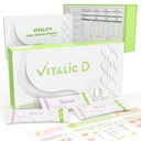 Vitalic D, programma di pulizia di 3 giorni e supporto per la salute del fegato | bevanda di disintossicante a base vegetale per il ripristino digestivo, sensazione di luce e benessere quotidiano |