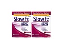 Slow Fe, ferro ad alta potenza 45 mg, rilascio lento - 60 compresse - Confezione da 2