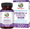 MaryRuth Organics Prenatal Vitamins & Probiotics | 59 miliardi di CFU | Vitamina D3 & B12 | Iron | Folate | Selenium | Choline | Vegan | Non OGM | 60 capsule