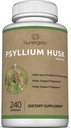 Premium Psyllium Husk Fiber Supplemento 1450mg, 240 capsule