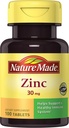 Natura fatta zinco 30mg, 100 compresse (pacchetto di 6)