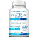 Scienza Approvato Zosterex - Extra-Strength L-Lysine 1000mg, Vitamina B Complex, Zinco - Supporto immunitario & Cold Sore Treatment - 60 Vegan Capsules - 1 bottiglia