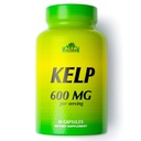 ALFA VITAMINS Kelp Supplement, 600mg di Natural Seaweed Kelp (Ascophyllum Nodosum), Ricco in Iodio & Fucoidan, Supporta la funzione tiroide e metabolica, Vitamine giornaliere per il benessere, Non OGM, 90 compresse