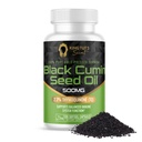 KING TUT'S SECRET Black Seed Capsule - 500 mg 100 Softgels - Nigella Sativa Extract, Black Cumin Supplement per capelli, Antiossidante Supporto, Sistema immunitario - Halal Black Seed Cumin Oil Capsule