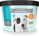 Trattabili Happy Tummy Probiotico per Cani Morbide Masticabili, 5.3 oz - Supporto Digestivo, Sistema Immune, Salute Gut
