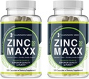 Integratori di zinco - Immunità + Pelle + Minerali di salute riproduttiva - Booster immune di zinco per bambini e adulti (2 Confezione, Zinc MAXX)