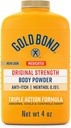 Gold Bond Medicated polvere del corpo di resistenza originale, 4 oz., senza Talc, anti-Itch, assorbenti e raffredda