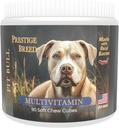 Multivitaminici, Nutrizione bilanciata per il tuo Pit Bull, 90 Conte, Made in the USA with Real Bacon