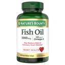 Bounty Fish Oil, Supporta la salute del cuore, 1000mg, Softgels rilascio rapido, 145 Ct