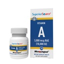 Vitamina A 10.000 IU - Supplemento per la cura degli occhi - Supporta anche Immune, Skin & Bone Health - Non-GMO & Gluten-Free - 100 Compresse MicroLingual