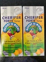 CHERIFER Forte Syrup w/Taurine & Double Chlorella Growth Factor + Zinc 120ml (Pacchetto di 2 bottiglie)