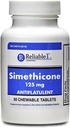Affidabile 1 Simethicone 125 mg Anti-Gas 60 compresse menta piperita (1 bottiglia)