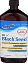 North American Herb & Spice Black Seed Oil - 12 fl. oz. - Cardiovascolare, Digestivo & Immune Support - Contiene Wild, Mediterraneo Oreganol P73 Olio origano - Non-GMO - 72 Total Servings