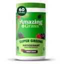 Antiossidante Superfood Greens: Polvere verde con Spirulina Organica, polvere di radice di barbabietola, sambuco & probiotici, bacca dolce, 60 Servings (Piccola Vary May)