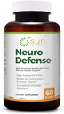 Difesa neuro con acidi grassi Omega-3 EPA & DHA, Anthocyanins da estratto di mirtillo, vitamine B-Complex, Vitamine C & D3, Phosphatidylcholine, 60 VCaps, Non OGM, Gluten Free