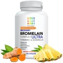 Bruizex Ultra Bromelain e Quercetin Bruising Relief Supplement, 120 Capsule | Pelle Brusata, Trauma Recovery and Swelling Surgery Supplements