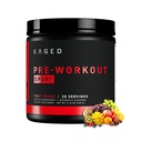 Kaged Sport Pre Workout Powder for Men & Women, Fruit Punch, Sport Certified, 188mg Caffeina, Nitric Oxide Supplement, Beta Alanine for Energy, Weightlifting, Cardio Endurance & Strength, 20 Servings