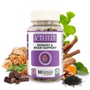 Booster di memoria e supplemento di messa a fuoco con Ginkgo Biloba e 22 Super Ingredienti, Integratore di cervello a base vegetale per la memoria, la chiarezza e l'avviso, 1000mg, 60 capsule