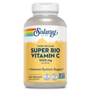 SOLARAY Super Bio Buffered Vitamin C 1000mg, Two-Stage, Timed Release Vitamin C con Bioflavonoidi, Integratore di Supporto Immune - Alta Assorbimento, Vegan, Garanzia di 60 giorni, 180 Serve, 360 VegCaps 180