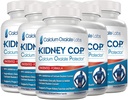 KIDNEY C.O.P. Calcium Oxalate Protector 120 capsule, supporto renale per cristalli di ossalato di calcio, aiuta a fermare la ricorrenza di pietre, più forte di Chanca Piedra Stone Breaker Supplements, 6 Pack
