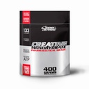 Polvere di monoidrato di creatina micronizzata - aumentare la resistenza del muscolo e la resistenza - dissolvere rapidamente, senza aroma, integratore di fitness vegano, Keto Friendly - 400 gr o 133 Servings
