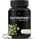 HUMANX Sulforaphane+ 602mg - USA Testato di terze parti - Sulforaphane con Estratto di semi di Broccoli & Moringa - Supporta la produzione di antiossidanti, disintossicazione, e la salute cellulare - Supplemento Broccoli