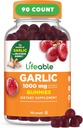 Aglio permanente supplemento Gummies | Great Tasting aglio supplementi | per adulti | 90 Gummies