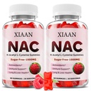 NAC Gummies per bambini e adulti, N Acetyl Cysteine 1000mg NAC Supplemento per gli antiossidanti e il supporto immunitario, Lung & Liver Health, Raspberry Flavor 120 Count