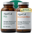 ALGAECAL Bone Builder Pack - Integratore di calcio a base vegetale & Strontium - Calcium organico 750mg con vitamina D3 1600 IU, Vitamina K2, Magnesio, 16 Nutrienti per Bone Salute e Densità (1-Month)