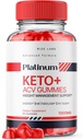rize labs Platinum Keto AVC Gummies per la perdita di peso avanzata, supplemento per la massima resistenza Gomitas (60 Gummies)