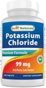 Migliore Naturals Potassium Chloride Supplemento 99mg 400 compresse - Laboratorio di terze parti testato