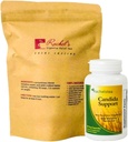 Rachel's Tea and Candida Support: 30 giorni di alimentazione Turmeric, Wild Yam, Ginger, Peppermint, Fennel, Slippery Elm + Candida Support Capsule
