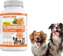 Curcuma per cani – 180 Conte Tablet Trattamenti con Curcumina & Piperine – Salute comune, Mobilità, Allergy & Itch Relief, Skin & Coat, Hot Spots – Duck Flavor con olio di salmone