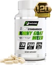 Estratto di erbe Horny Goat Weed, Standardizzato al 10% Icariin, 250 mg x 120 capsule (AKA Epimedium Extract, Barrenwort, Bishop’s Hat, Fairy Wings, Yin Yang Huo)