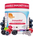 Zahler Kids Supporto Immune Integratore con Elderberry, Zinc e Vitamina C D3 A - Tavolini Chewable aromatizzati all'uva - Kosher per bambini Età 4 e Su, 60 Conte