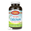 Carlson - Calcium masticabile per bambini, 250 mg, Altamente assorbibile, Bone & Teeth Support, Benessere ottimale, Natural Vanilla Flavor, 120 compresse