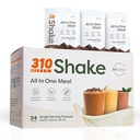 310 Nutrizione - All-In-One Meal Sostituzione Shake - Nuova Formula con Fiber Rich Vegan Superfood Blend - Dolci naturali - Basso Carb Shake, Keto & Paleo Friendly - Gluten Free - 26 Vitamine essenziali & Minerali - Varietà Shake Box - Cioccolato Bliss