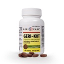 Geri-KOT Senna Laxative & Sgabello Softener Tablets, 100ct| Natural Vegeta Stimolant Laxative| Smooth Bowel Movement Senna Tablets| Fast-Acting, Gentle Constipation Relief| 8.6mg Sennosides Lassativo