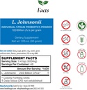Alimenti per Gut Lactobacillus Johnsonii Probiotic Powder 100 Billion cfu's | No Additives | Diretto dal produttore | No Third-Party Storage | Supporto immunitario | L. Johnsonii | 30 Grammi (1.05 Oz)