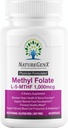 Methylfolate MTHRF Supplement - 1000 mcg Bioactive Vitamin B9 (5-MTHF) - Supporta la gravidanza e la salute fetale - 60 capsule - senza glutine