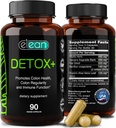 ELEAN Detox Plus Blended with Probiotic, Alfalfa, Flax Seed, Organic Aloe Vera, Сascara Sagrada bark for Colon Cleanse, Gut Health, Digestive Health e Total Colon Care.