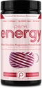 Perk Energy Original White Chocolate Peppermint Pretzel Drink Mix (20 Serve) - Gluten Free, Soy Free, Peanut Free