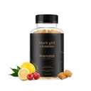 Vitamine della ragazza nera - Gummie prenatali per le donne Vitamine con Folate per il sostegno della salute di ossa, senza glutine, (Raspberry-Lemonade), 60ct