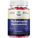 Melatonin 5mg Natural - Gelatin Free e Halal Melatonin Gummies 5mg Supplemento di sonno per adulti - Gummie di sonno per adulti Autunno Asleep Più veloce con aromi naturali e colori 60ct
