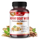 Ultra Horny Goat Weed Tongkat Ali Maca Root Tribulus - Aumentare l'energia, Stamina & Performance con Fadogia Ashwagandha Ginseng L-Arginina (90 Conteggio (Pack of 1))