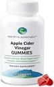 Aceto di sidro di mele Splendore di Terra Gummies - 30 Conte - Vegan, Non OGM, Senza glutine - Supporta la salute digestiva, Detox, Immune System & Natural Energy - Delicious Fruity Flavor