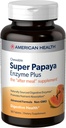 American Health Super Papaya Enzyme Plus - 180 compresse masticabili - The After-Meal Supplement - Non-GMO - 60 porzioni