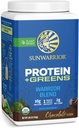 Proteine organiche Greens Superfood Powder | Vegan Plant-Based Organic Protein Chocolate Polvere aromatizzata con aminoacidi BCAA & Super Blend | Non-GMO Soy Dairy & Gluten Free (Chocolate, 30 Servings)