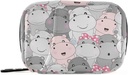 Sacchetto dell'Organizzatore della pillola di viaggio della cassa di 7 giorni di Hippo Cartoon 7 giorni con la cerniera della borsa dell'organizzatore della pillola con la capsula del supporto del supplemento settimanale della vitamina della cerniera