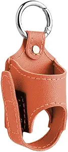 2pcs portatile asma inhaler titolare, leggero PU pelle protettiva viaggio pratico Asma inalatore caso per adulti e bambini, solo per anziani (arancione)